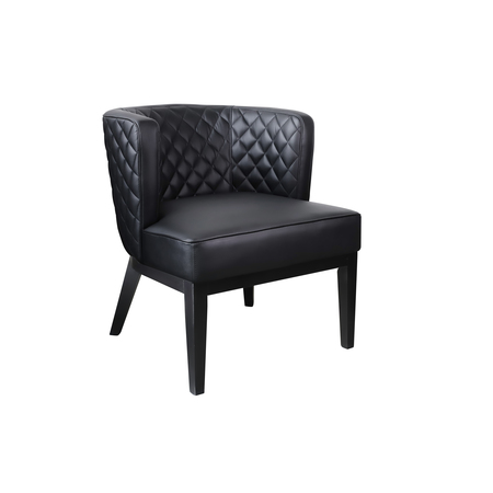 BOSS Ava Quilted Guest, Accent or Dining chair, Black B529QBK-BK